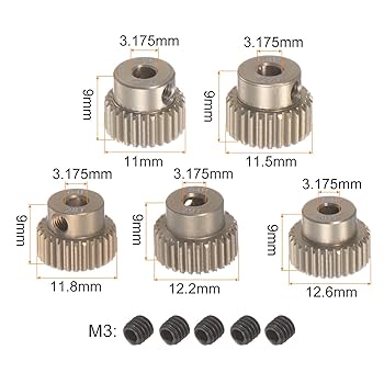 (未使用･未開封品)　AXON ピニオンギヤ 64P 22T GP-A6-022 wyeba8q AXON PINION GEAR 64P 22T(GP-A6-022)ラジコンパーツ 返品種別B